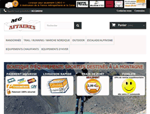 Tablet Screenshot of mgaffaires.com